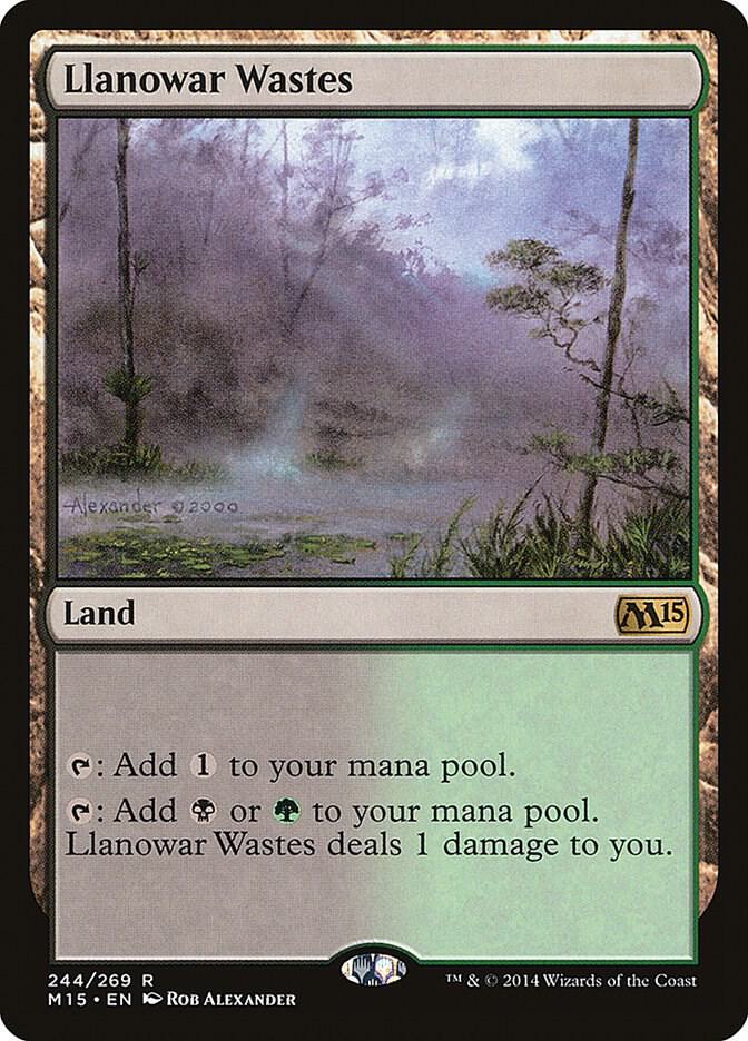 Llanowar Wastes [Magic 2015 (M15)] 244