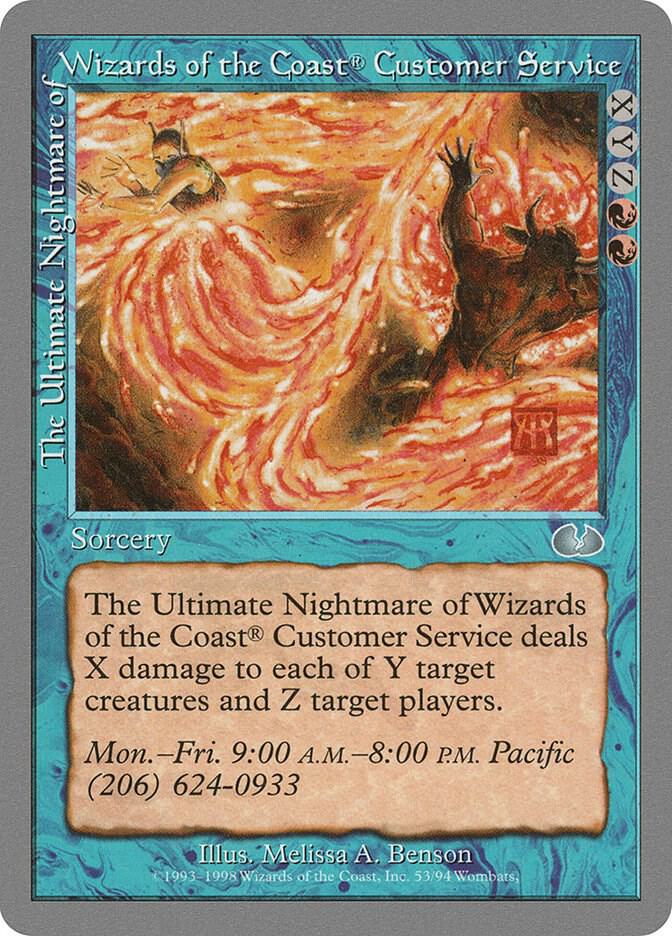 The Ultimate Nightmare of Wizards of the Coast Customer Service [Unglued] 53