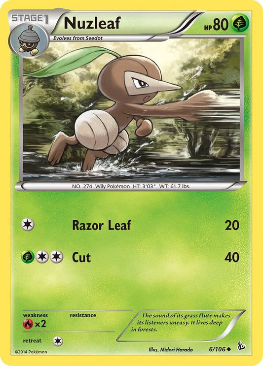 Nuzleaf [XY - Flashfire] 6/106