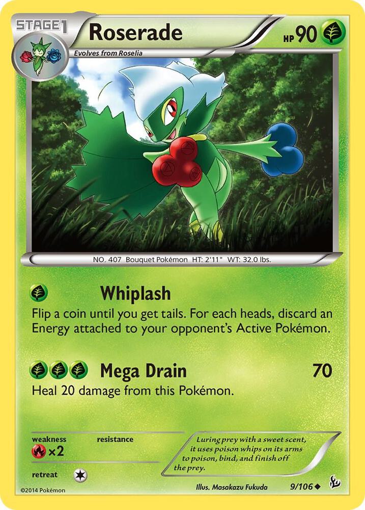 Roserade [XY - Flashfire] 9/106
