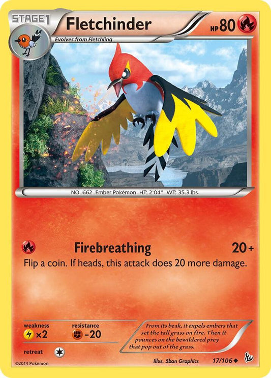 Fletchinder [XY - Flashfire] 17/106