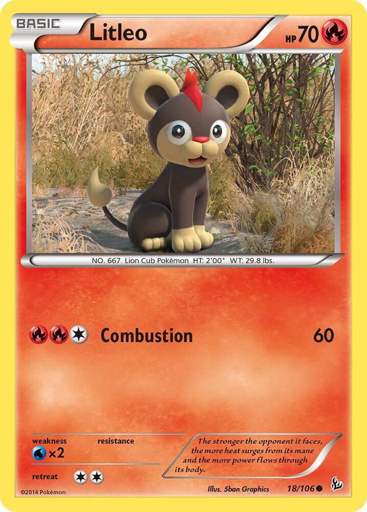 Litleo (18) [XY - Flashfire] 18/106