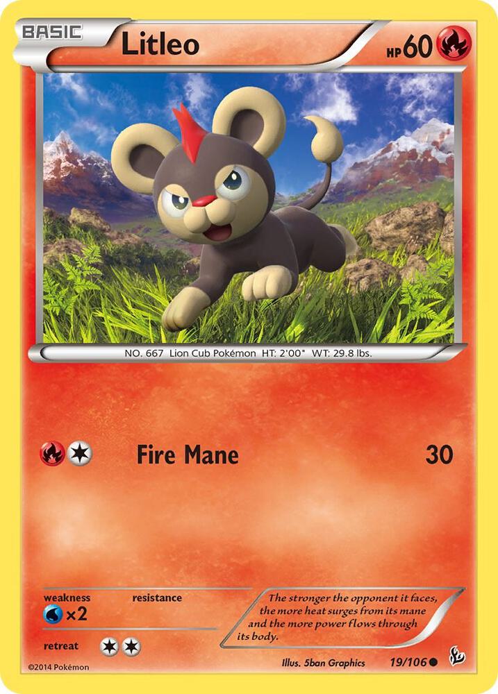 Litleo (19) [XY - Flashfire] 19/106