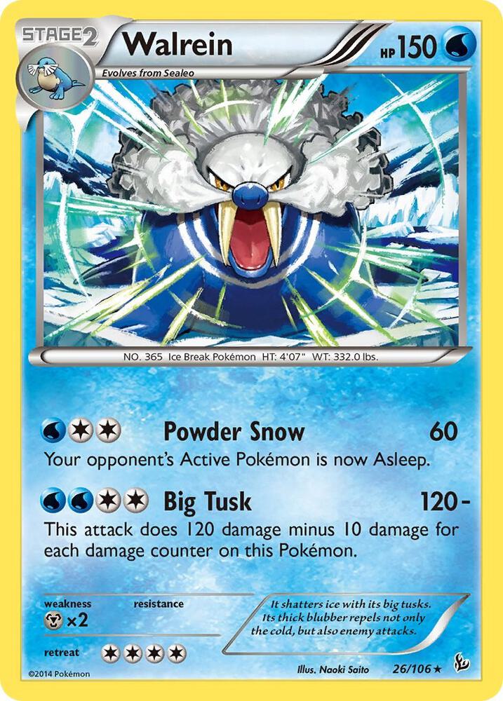 Walrein [XY - Flashfire] 26/106