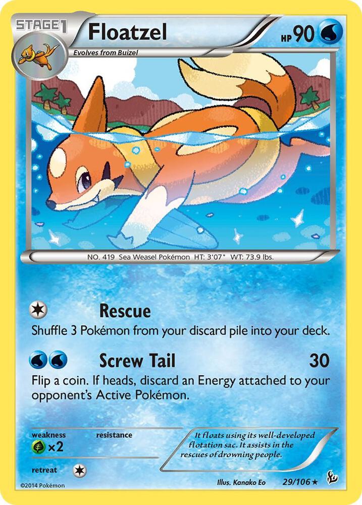 Floatzel [XY - Flashfire] 29/106