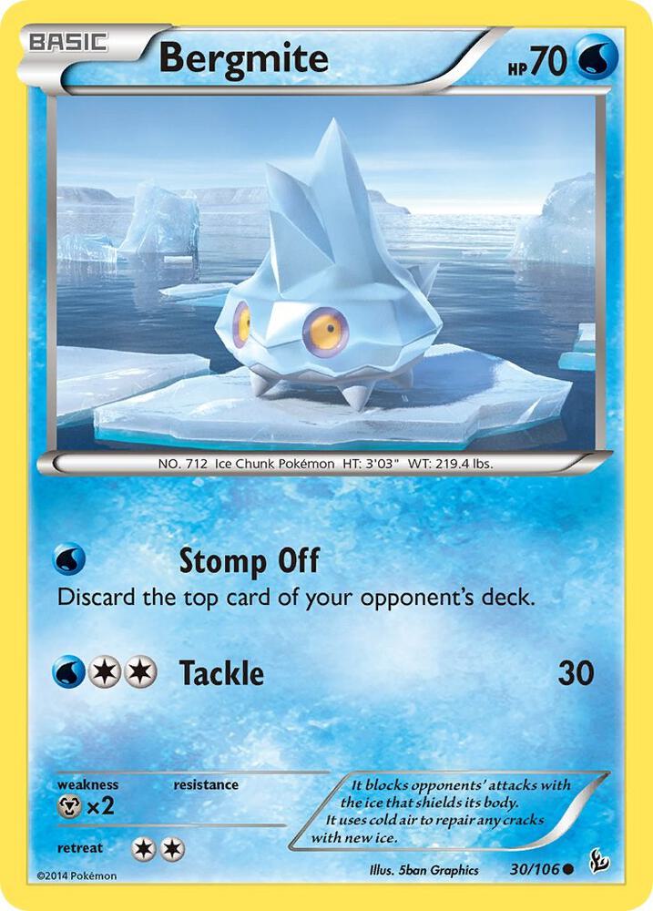 Bergmite [XY - Flashfire] 30/106