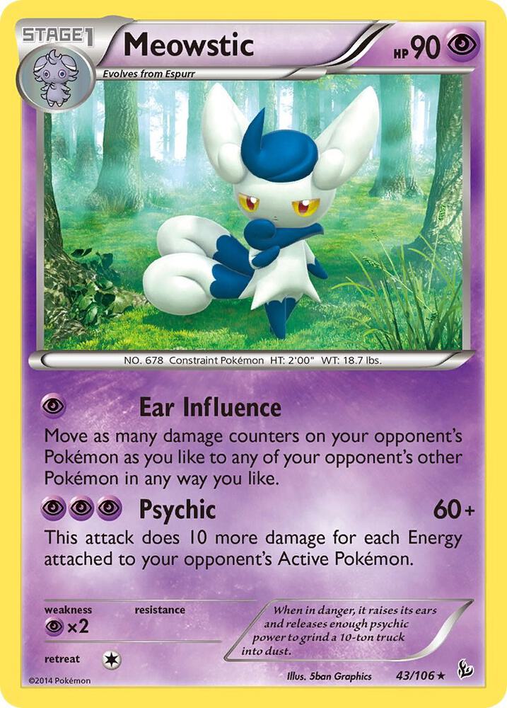 Meowstic [XY - Flashfire] 43/106