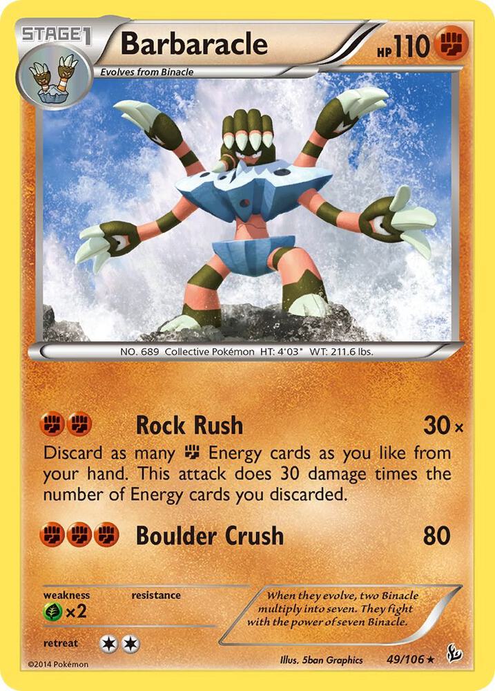 Barbaracle [XY - Flashfire] 49/106