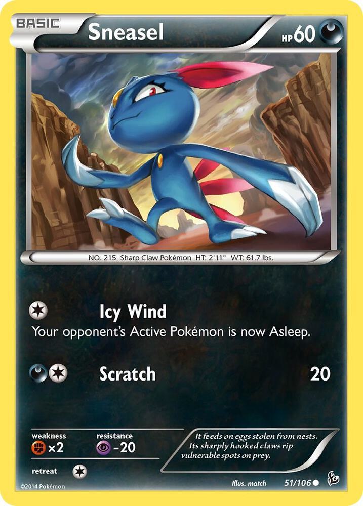 Sneasel (51) [XY - Flashfire] 51/106