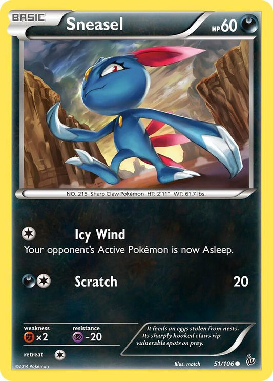 Sneasel (51) [XY - Flashfire] 51/106