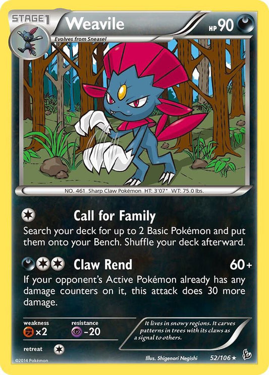 Weavile [XY - Flashfire] 52/106