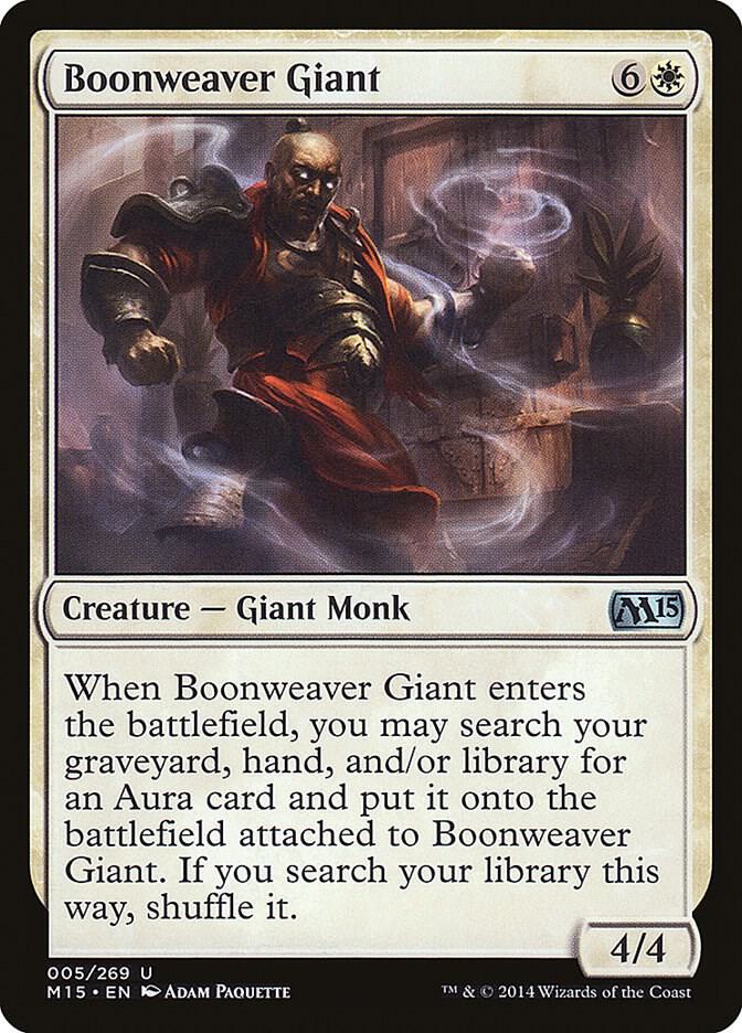 Boonweaver Giant [Magic 2015 (M15)] 5