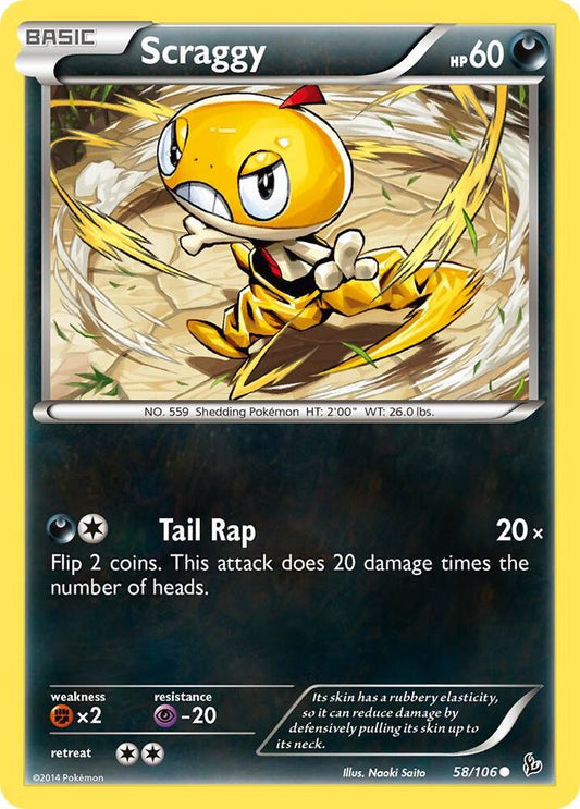 Scraggy [XY - Flashfire] 58/106