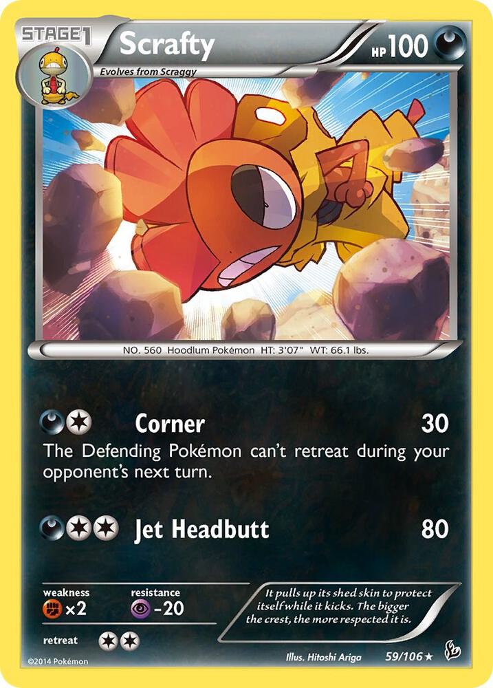 Scrafty [XY - Flashfire] 59/106