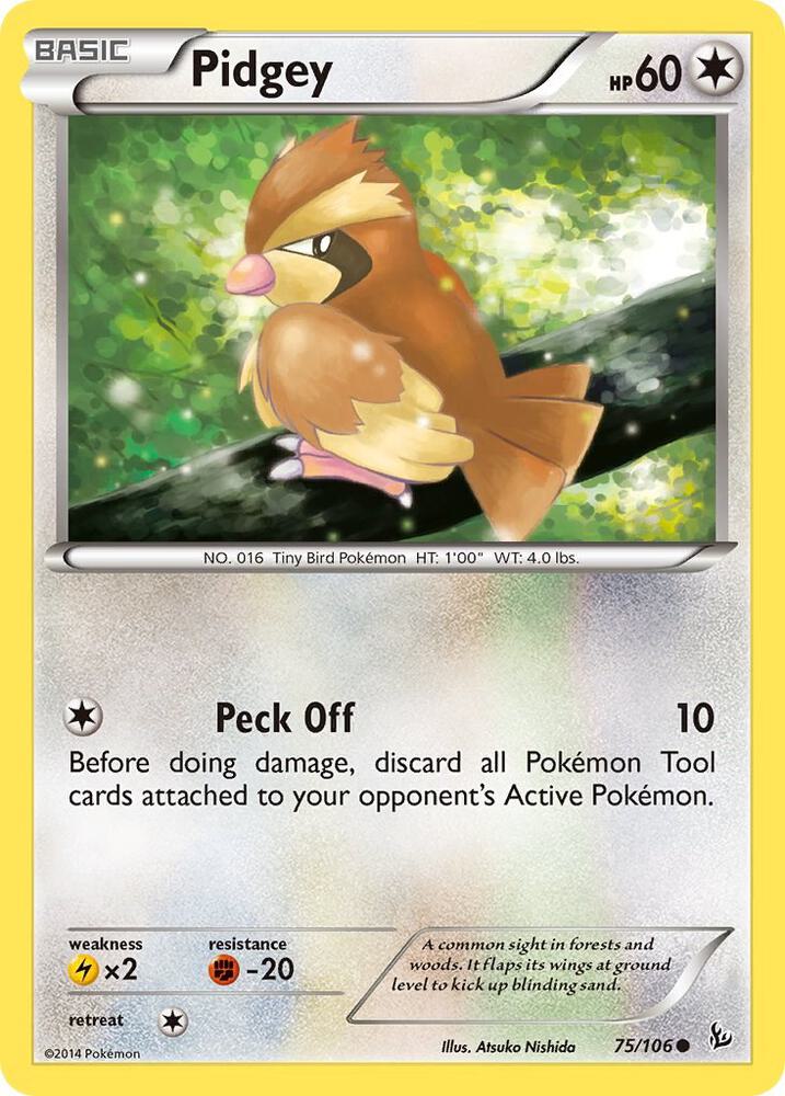 Pidgey [XY - Flashfire] 75/106