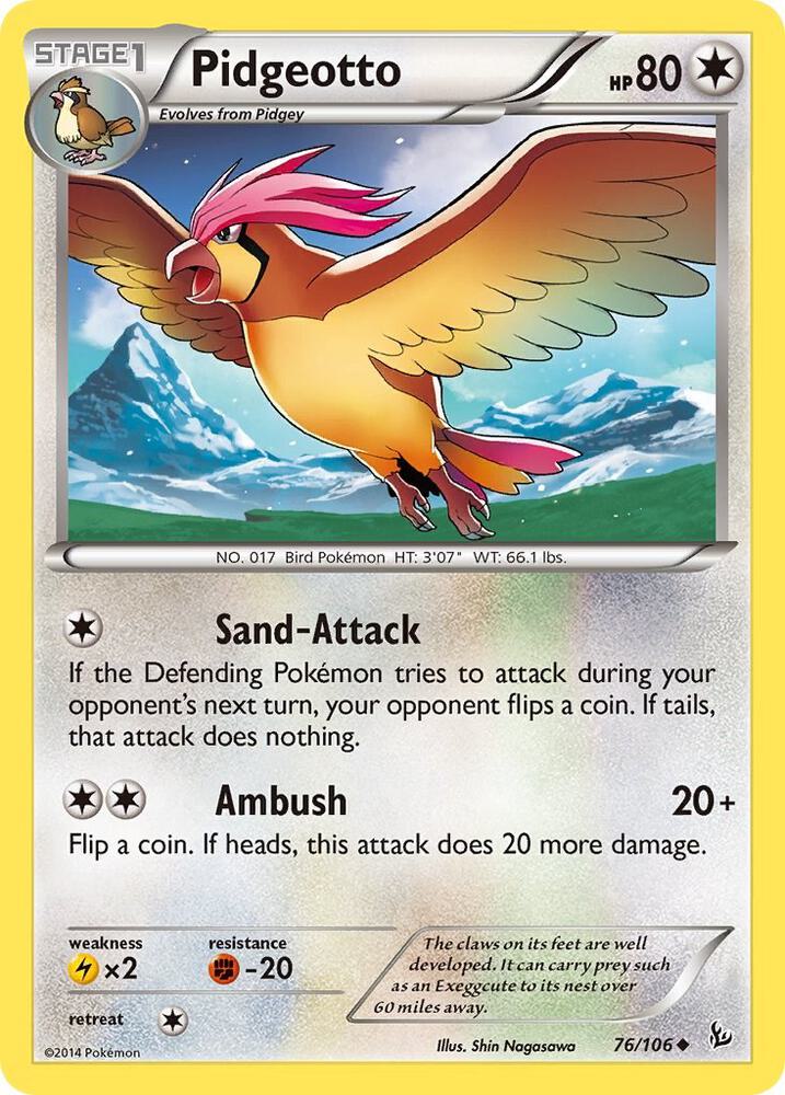 Pidgeotto [XY - Flashfire] 76/106