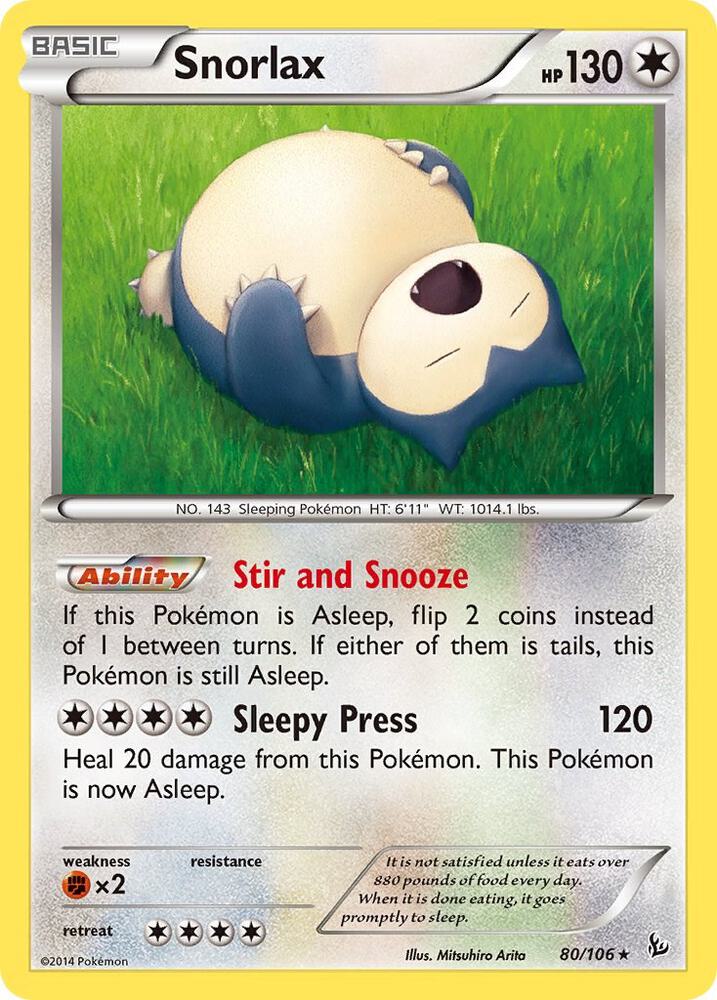 Snorlax [XY - Flashfire] 80/106