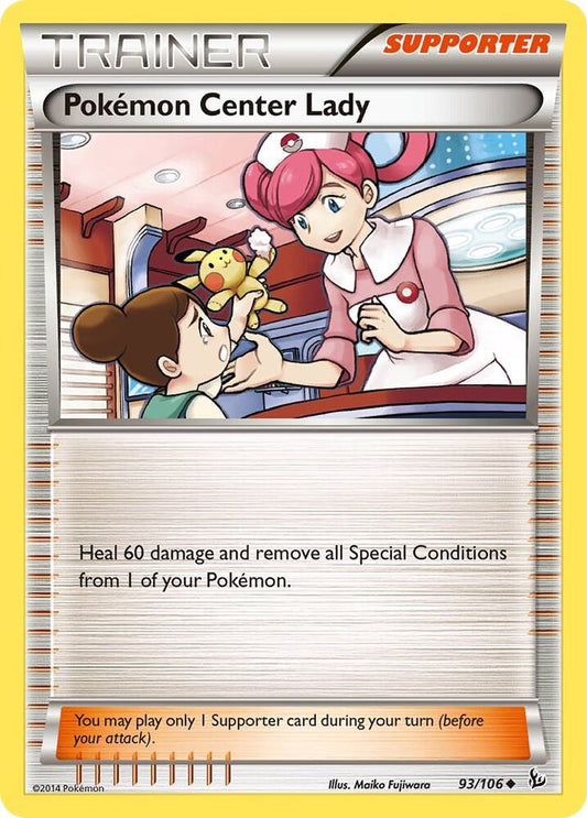 Pokemon Center Lady [XY - Flashfire] 93/106