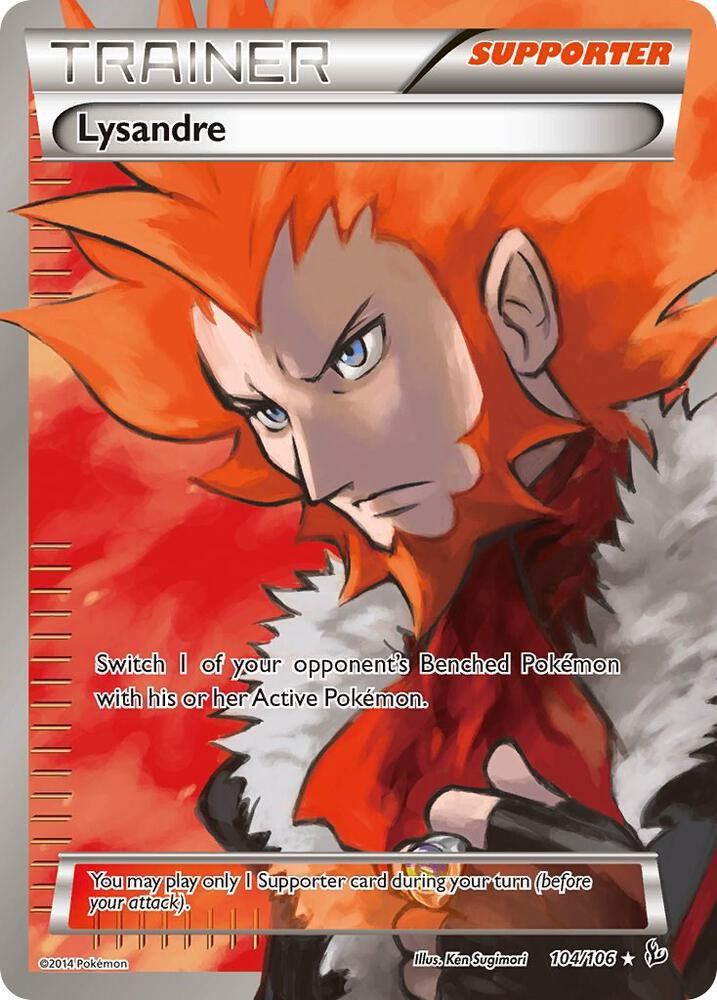 Lysandre (104 Full Art) [XY - Flashfire] 104/106