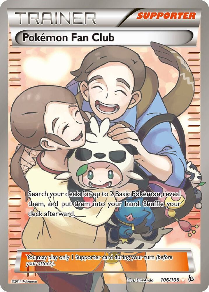 Pokemon Fan Club (106 Full Art) [XY - Flashfire] 106/106