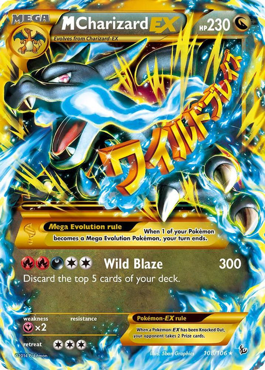 M Charizard EX (X) (Secret) [XY - Flashfire] 108/106
