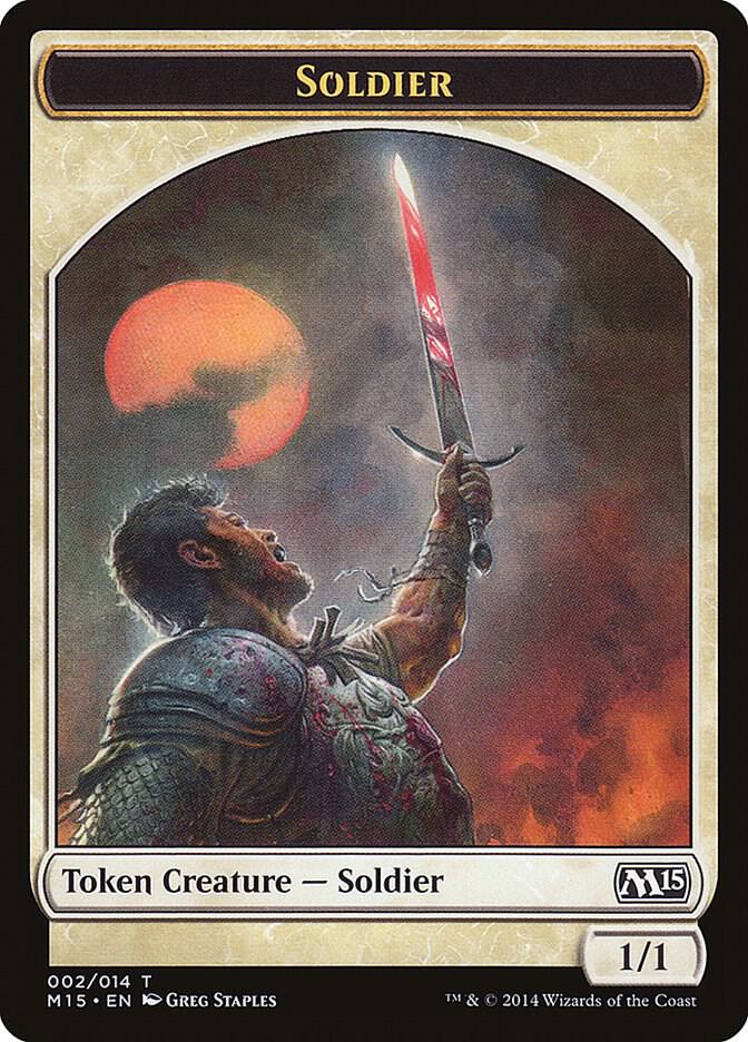 Soldier Token [Magic 2015 (M15)] 2
