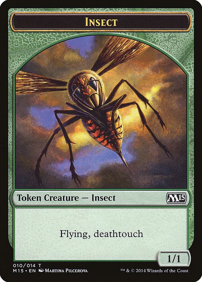 Insect Token (Deathtouch) [Magic 2015 (M15)] 10