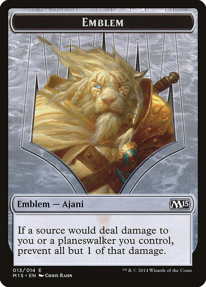 Emblem - Ajani Steadfast [Magic 2015 (M15)] 13