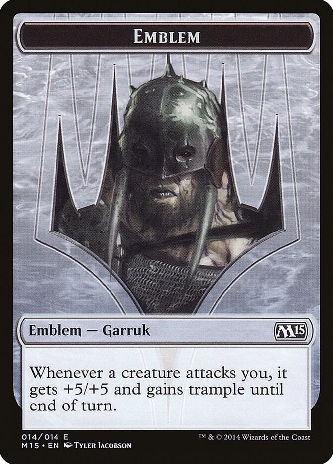 Emblem - Garruk, Apex Predator [Magic 2015 (M15)] 14