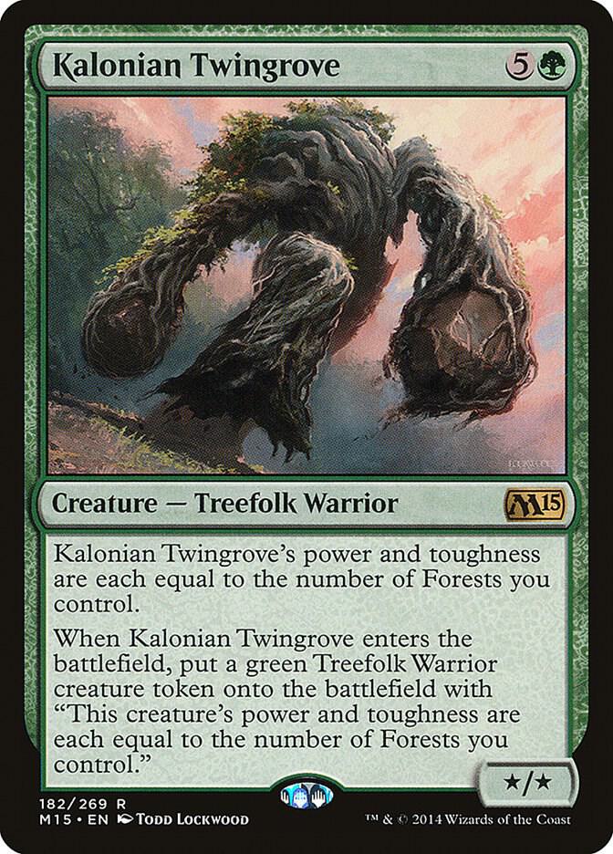 Kalonian Twingrove [Magic 2015 (M15)] 182