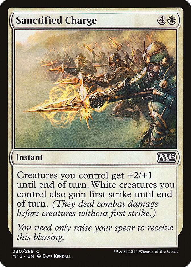 Sanctified Charge [Magic 2015 (M15)] 30