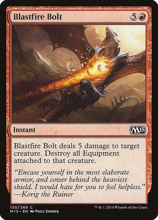 Blastfire Bolt [Magic 2015 (M15)] 130