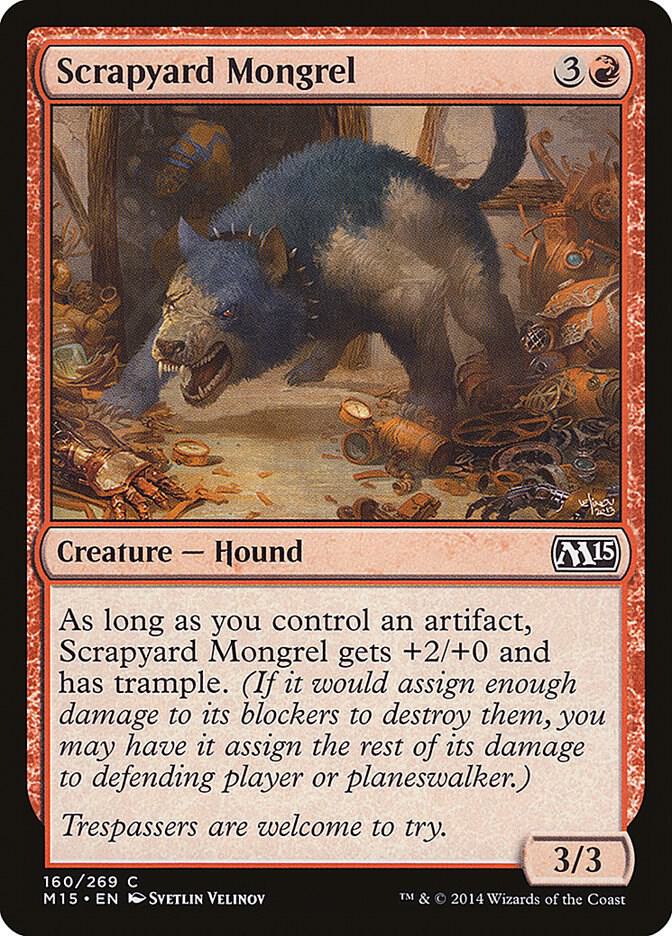 Scrapyard Mongrel [Magic 2015 (M15)] 160