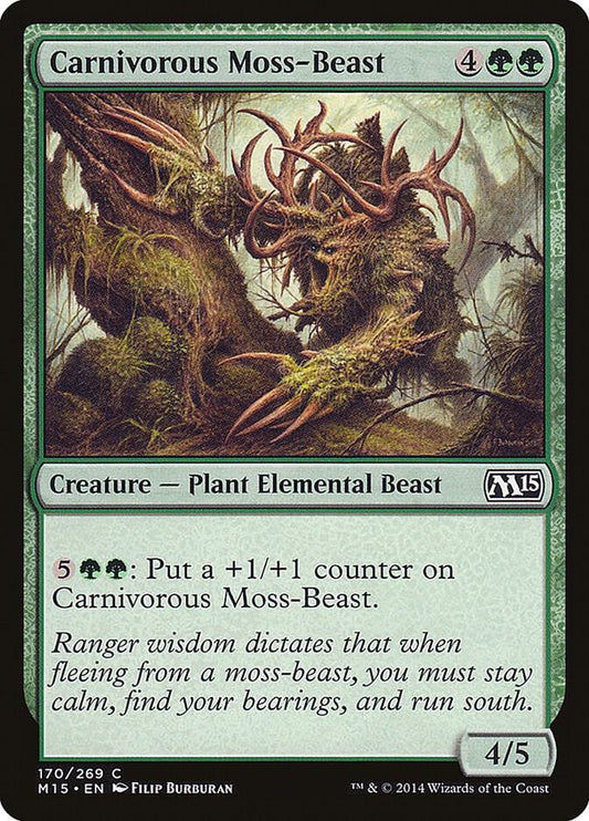 Carnivorous Moss-Beast [Magic 2015 (M15)] 170