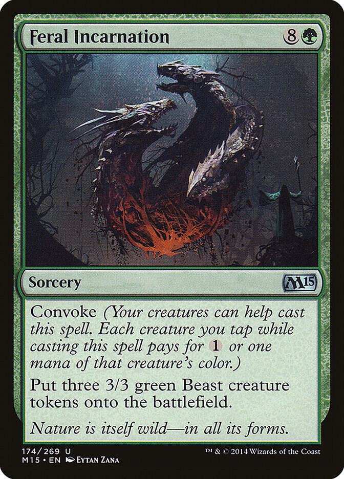 Feral Incarnation [Magic 2015 (M15)] 174