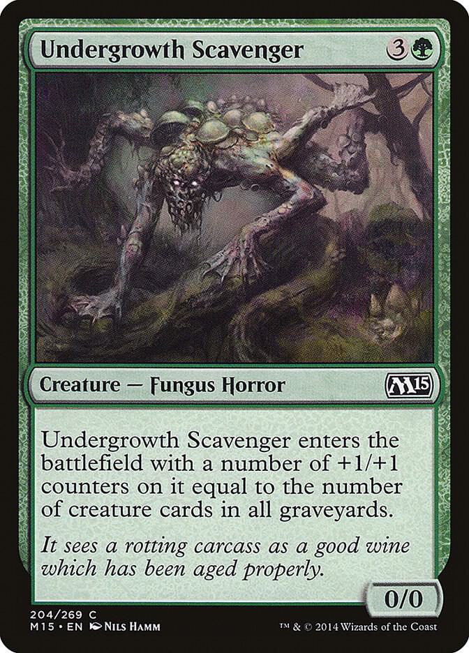 Undergrowth Scavenger [Magic 2015 (M15)] 204