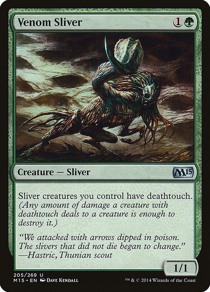 Venom Sliver [Magic 2015 (M15)] 205