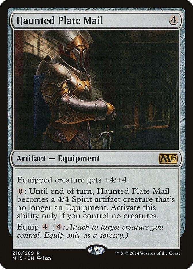 Haunted Plate Mail [Magic 2015 (M15)] 218
