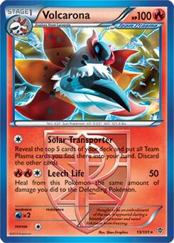 Volcarona - 13/101 (BW Plasma Blast) [Deck Exclusives] 013/101