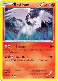 Reshiram - 21/99 (Next Destinies) [Deck Exclusives] 021/099