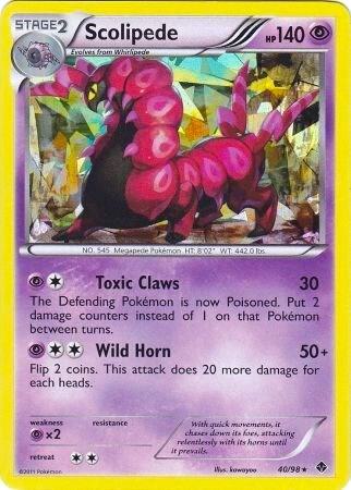 Scolipede - 40/98 (BW Emerging Powers) [Deck Exclusives] 040/098