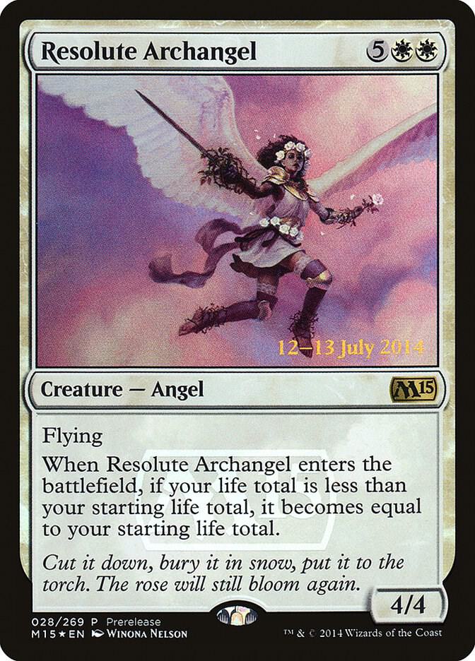 Resolute Archangel [Prerelease Cards] 28