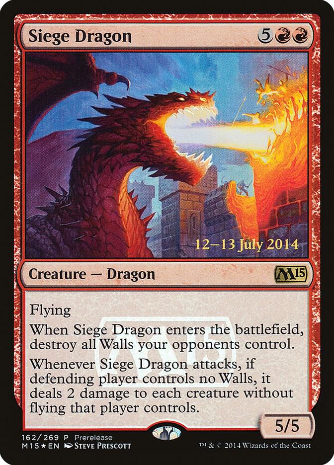 Siege Dragon [Prerelease Cards] 162