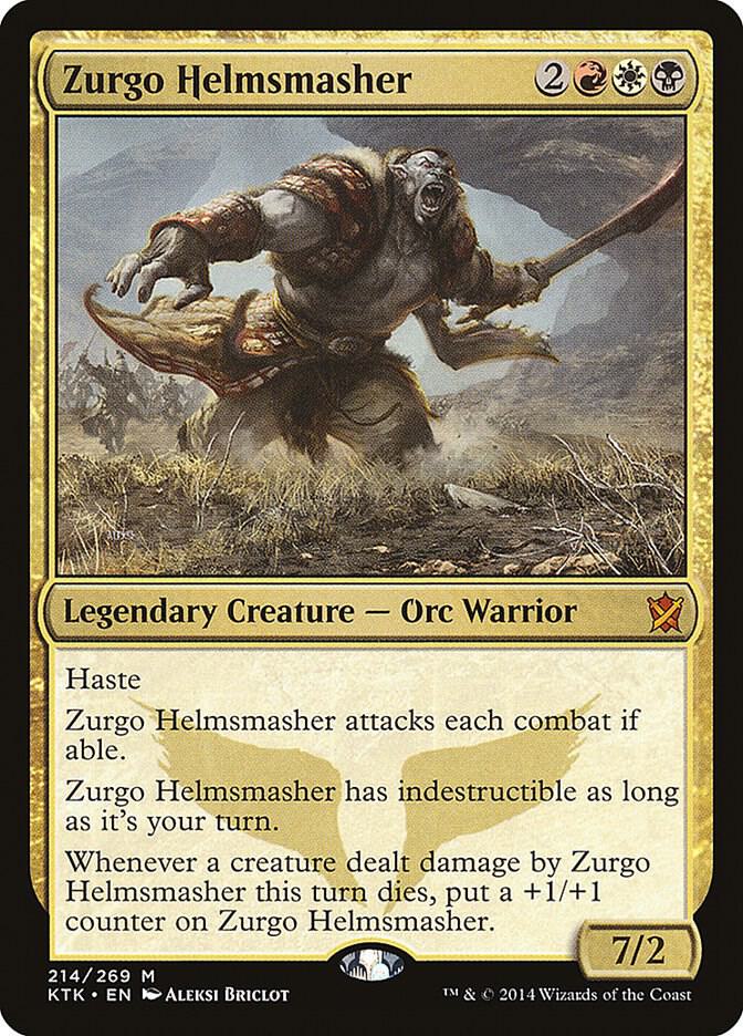 Zurgo Helmsmasher [Khans of Tarkir] 214