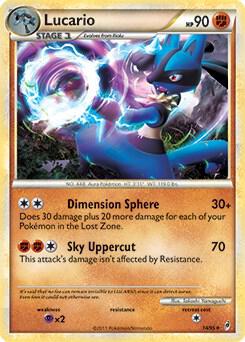 Lucario - 14/95 (Call of Legends) [Deck Exclusives] 014/095