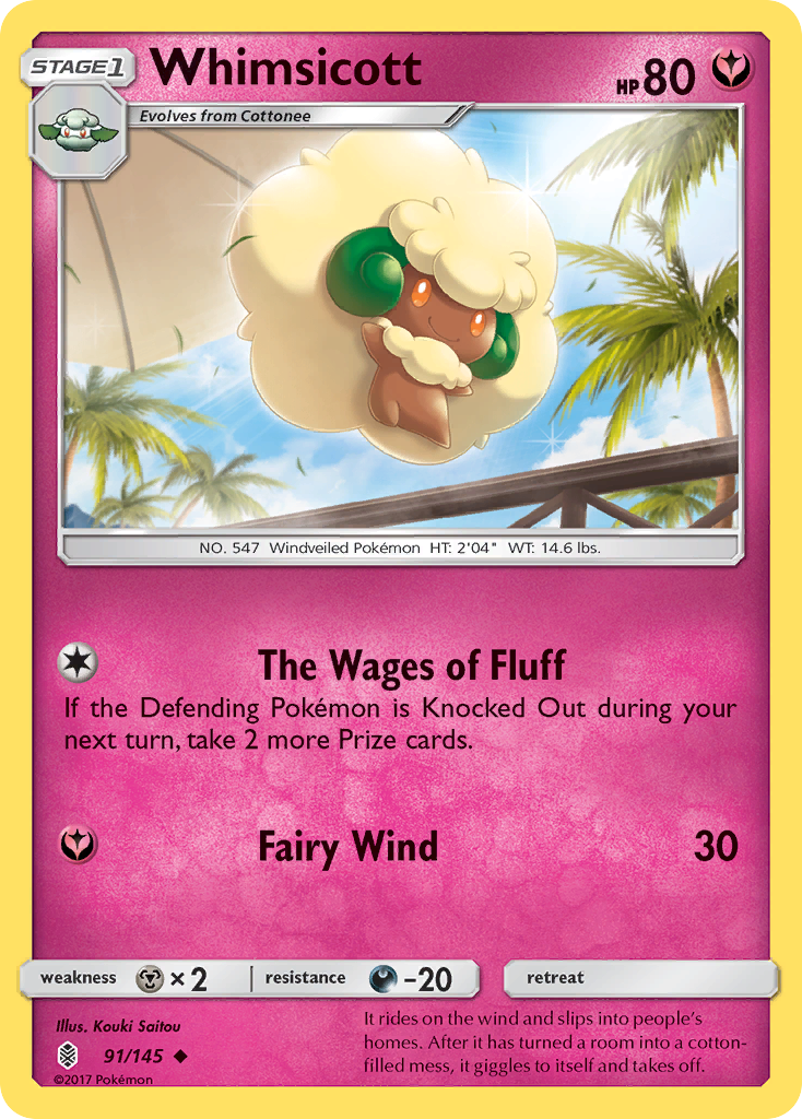 Whimsicott - 91/145 Guardians Rising