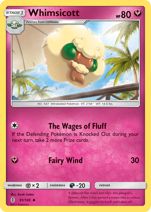 Whimsicott - 91/145 Guardians Rising