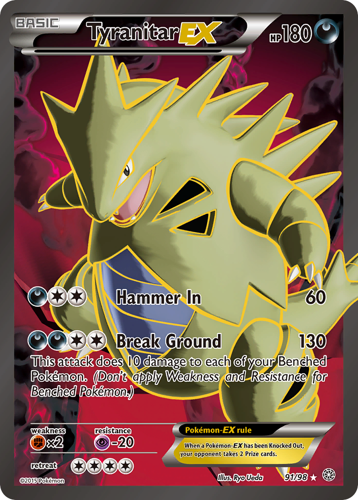 Tyranitar-EX - 91/98 Ancient Origins