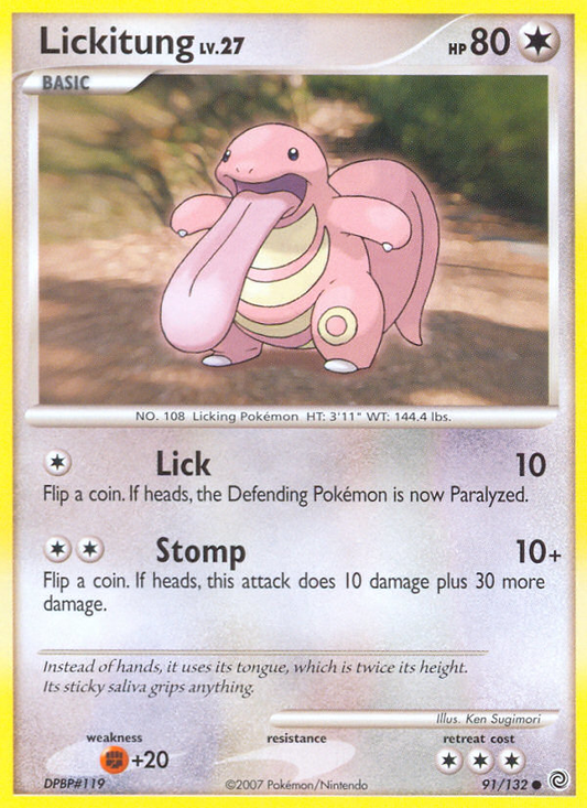 Lickitung - 91/132 Secret Wonders