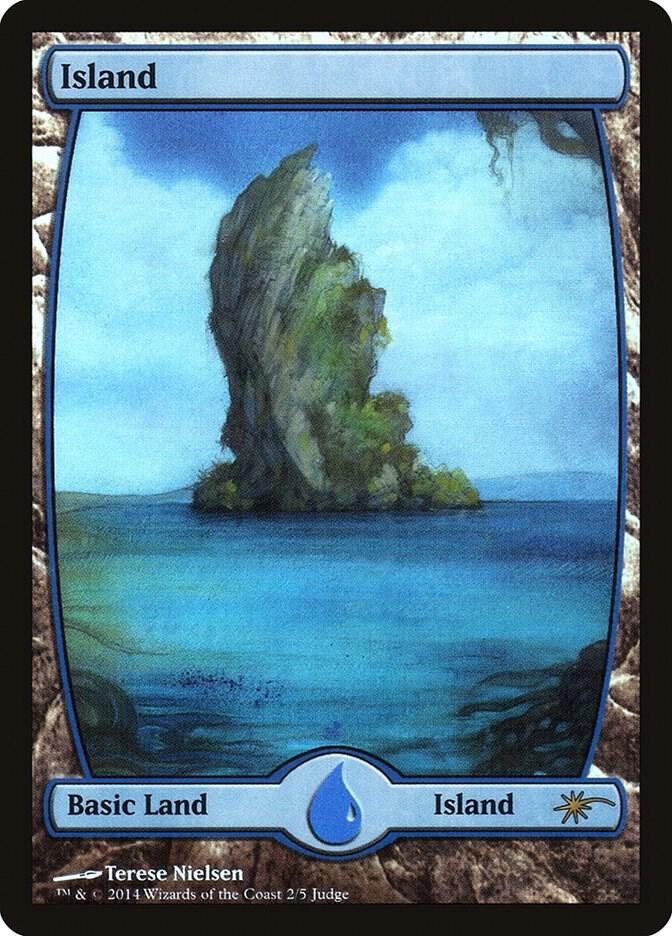 Island - Full Art (2) [Judge Promos] 2